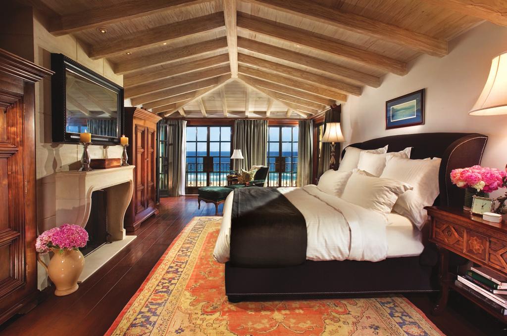ENTER SANDMAN The master bedroom is located on the top floor, and boasts one of the home s most