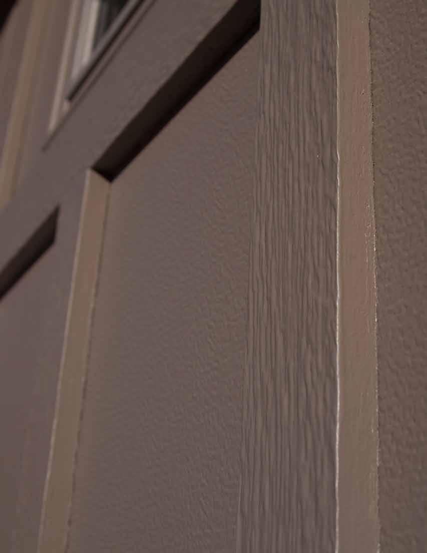 Smooth Overlay Get the classic look of real wood with the strength and energy efficiency of a steel door.