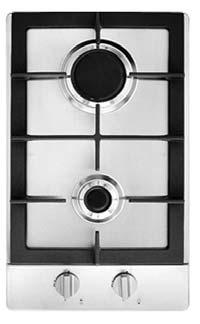 GAS HOBS LIVORNO SERIES Price: 8,900.- Special: 5,990.- HH-320GS Cat. No. 534.02.571 Material: Stainless steel Burners: 2 Gas burners 1 x Rapid burner ( 2.5 kw) 1 x Auxiliary burner (1.