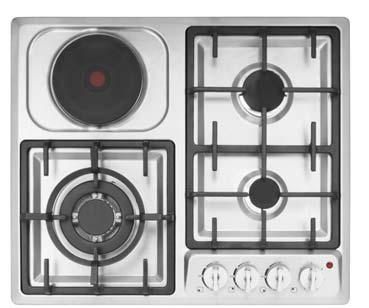 GAS HOBS VIENNA SERIES Price: 17,000.- Special: 12,500.- Price: 12,500.- Special: 8,990.- HH-721GES Cat. No. 536.06.