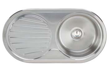 TOP MOUNT SINKS AOPLLO SERIES BOWL RIGHT BOWL LEFT WITHOUT HOLE Cat. No. 567.20.