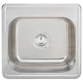 TOP MOUNT SINKS CUPID SERIES WITHOUT HOLE WITH HOLE Cat. No. 567.24.