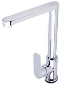 - Material: Brass chrome plated polished Cold and hot water mixer for counter Flow limiter: