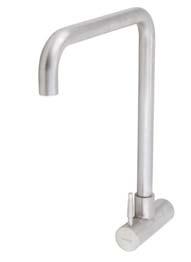 0 l/min Material: Stainless steel 304 Cold water tap for counter Flow limiter: 6.0 l/min FAUCETS SINK TAP Cat. No. 485.61.