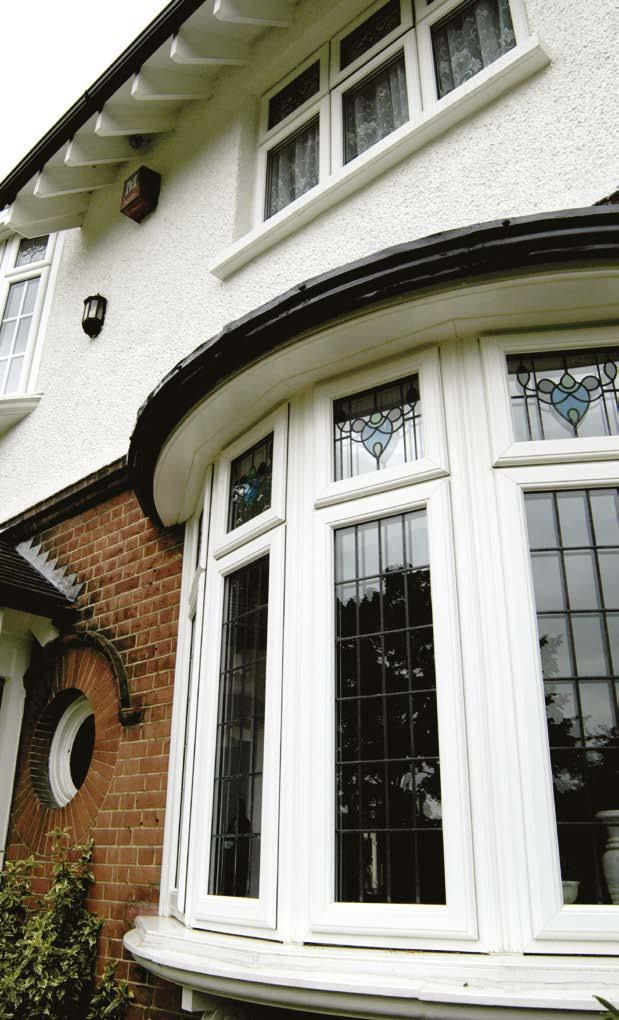 Using our versatile bay posts, any combination of windows can be