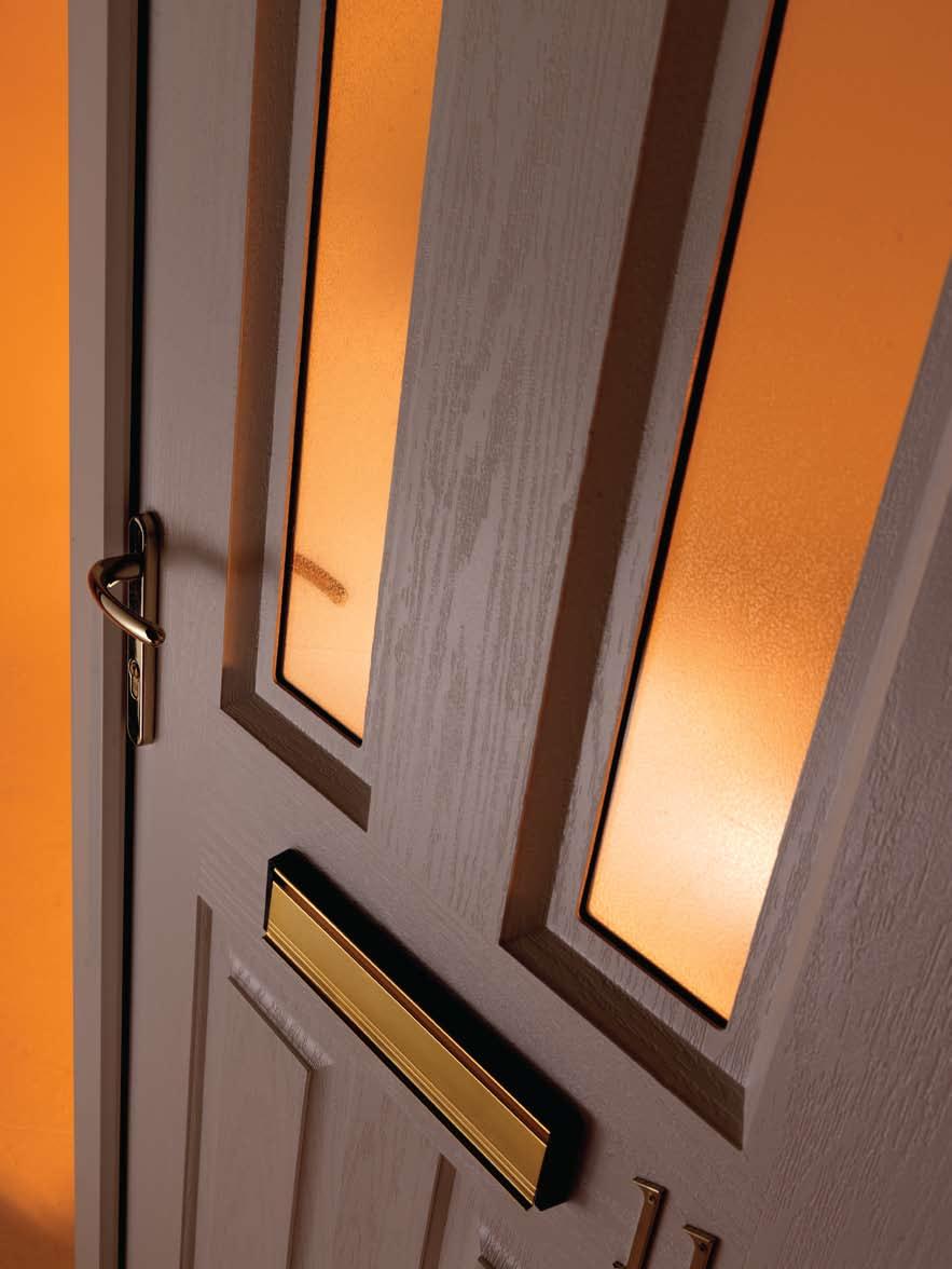 Fire Resistant Glazing Glaverbel Pyrobel fire-resistant glass features throughout the Firedoor range and side frame/fan light options.