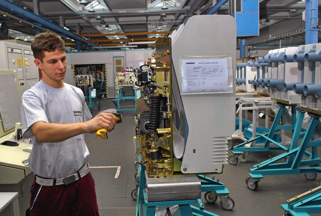 Siemens vacuum switching technology precision down to the last detail The excellent economic and technical characteristics of vacuum arc quenching makes the vacuum circuit-breaker the most frequently