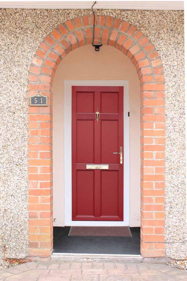 This traditional looking, solid door is ideal for all properties.
