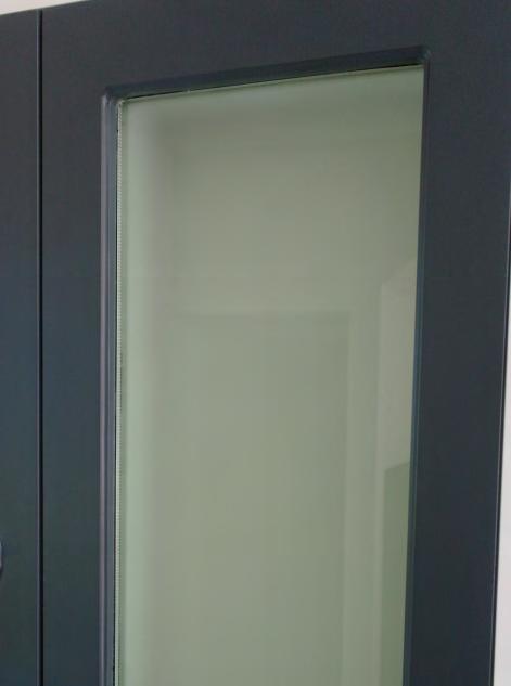 All of our security doors are glazed as standard with Pilkington Optilam P6B 14m laminated double glazed panels in order to provide greater security than