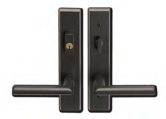 and contemporary handles add to the clean look - Maximum daylight - narrow bottom rail offers a larger glass size