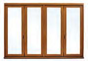 AVAILABLE IN SIZES UP TO: 72" wide and 102" high ULTIMATE SWINGING FRENCH DOOR Sleek style with