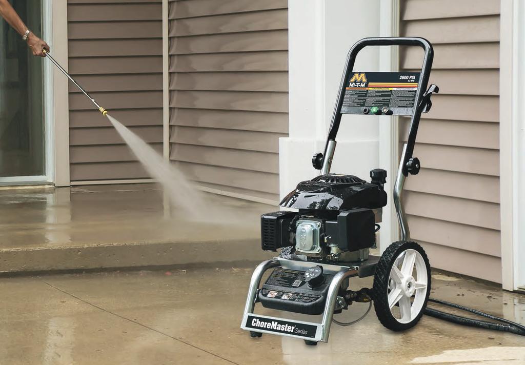 Cold Water Pressure Washers CV-2600-4MMC The portable CV Series is an excellent choice for all-purpose cleaning around a home, shop or property. Use it to clean decks, driveways, siding and vehicles.