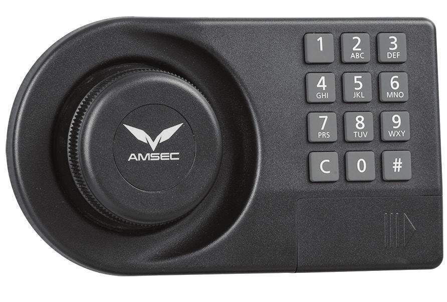 Each AMSEC safe is professionally hand-crafted with quality materials and is equipped with a precisionquality, digital lock.