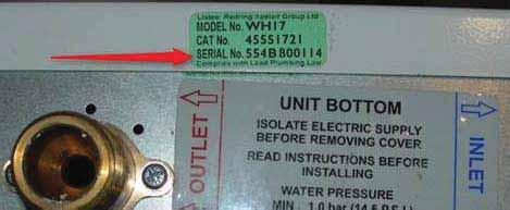 Reference Guide Number Locations 19 11 Electric Tankless & Mini-Tank Water Heaters 11.