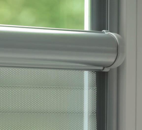Simple, flexible operation With the slightest touch, Nano Roller Blinds will smoothly raise and lower via the side profiles.