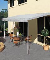 recommended that all awnings be