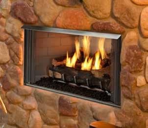Experience the Villa Gas fireplace.