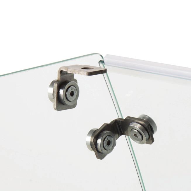 There are two bracket mounting locations on each side; one at