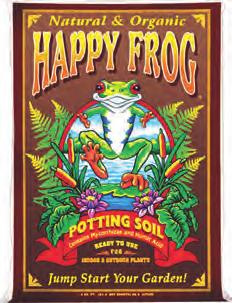 FOX FARM HAPPY FROG POTTING SOIL Your potted plants deserve the best Their roots can t seek out nutrients in the ground, so you have to bring it to them That