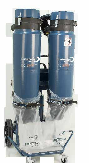 DC 3900c Turbo The professionals choice The DC 3900c Turbo is a medium-sized dust extractor with a tall cyclone and a three-phase motor that enables it to handle large quantities of debris.