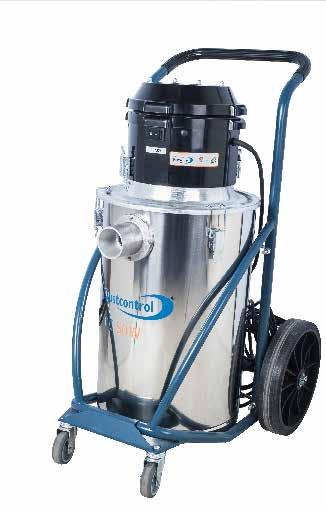 Dustcontrol Wet-Vacs Systems DC 50W Powerful wet-vac When coring in concrete, large quantities of water are required, which becomes very dirty.