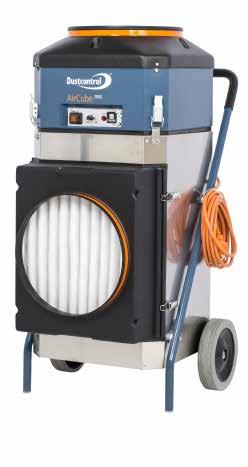 The DC AirCube 1200 is equipped with both a HEPA H13 filter that captures the smallest particles and a light that indicates when it is time to replace the filter.