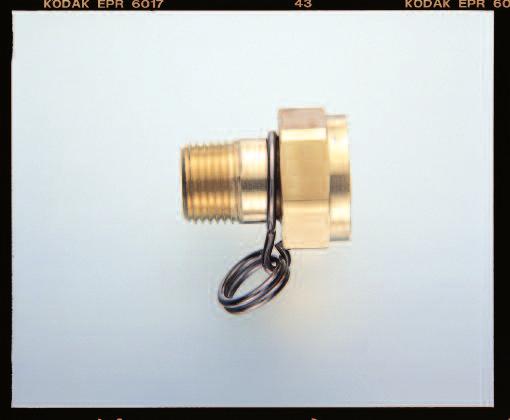 Also available in all stainless steel for Hose Assembly S. Unit End Internal stainless steel spring assembly (unit end) includes a bronze 3/4" male NPT adapter for use on Hose Assembly A.