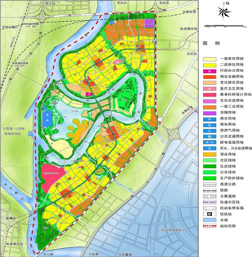 Tianjin Eco-City Start Up Area Prepared a Conceptual Master Plan for the 40 ha start-up site in the Tianjin Eco-City area.