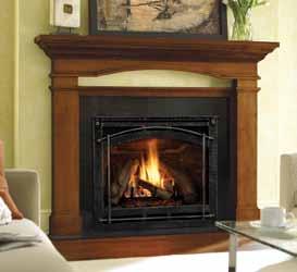 Widest selection of fronts and mantels We offer the largest array of trend-right, cast and wood UL-certified and safety tested fronts and mantels that carry through the entire 6000/8000 C Series line.