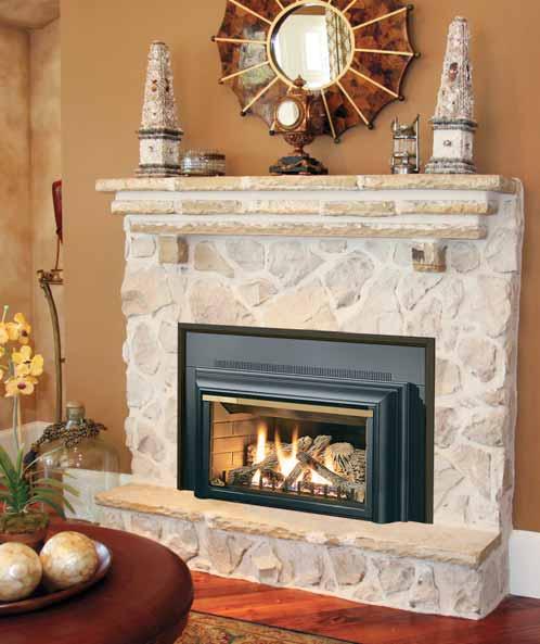 This award winning fireplace insert is designed to fit the smallest fireplace openings but offers a large, 400 square inch ceramic glass viewing area.