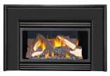 GI3600 Up to 24,000 BTU s - Natural Vent Only 50% fl ame/heat adjustment 43 w x 27 ½ h as shown on page 17 Natural