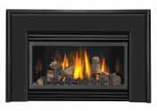 in Painted Black finish Four-Sided Surround Available
