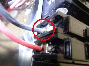 More than one neutral conductor was under one screw. (This may have occurred more than once in the service panel.