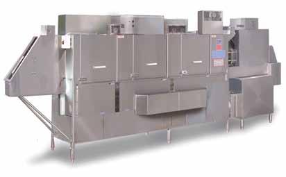The security package is available on all Insinger equipment. Shown above, the Trac 878 Tray Washer and TD 321-3 Tray Dryer with security packages.