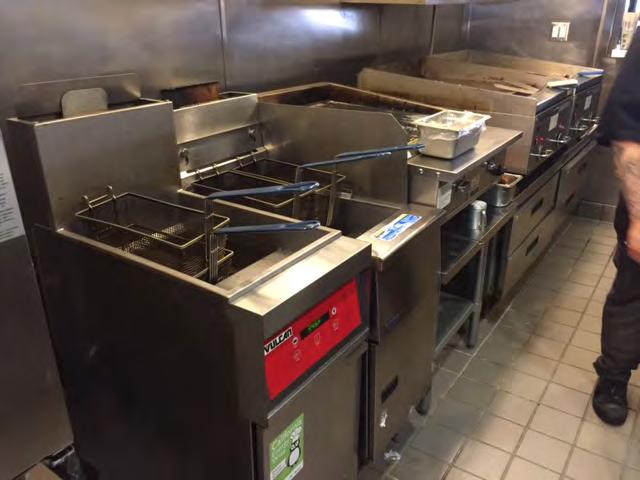 Fryer Replacement Site had two entry-level high efficiency fryers Replaced one with high-efficiency high-performance Fryer:
