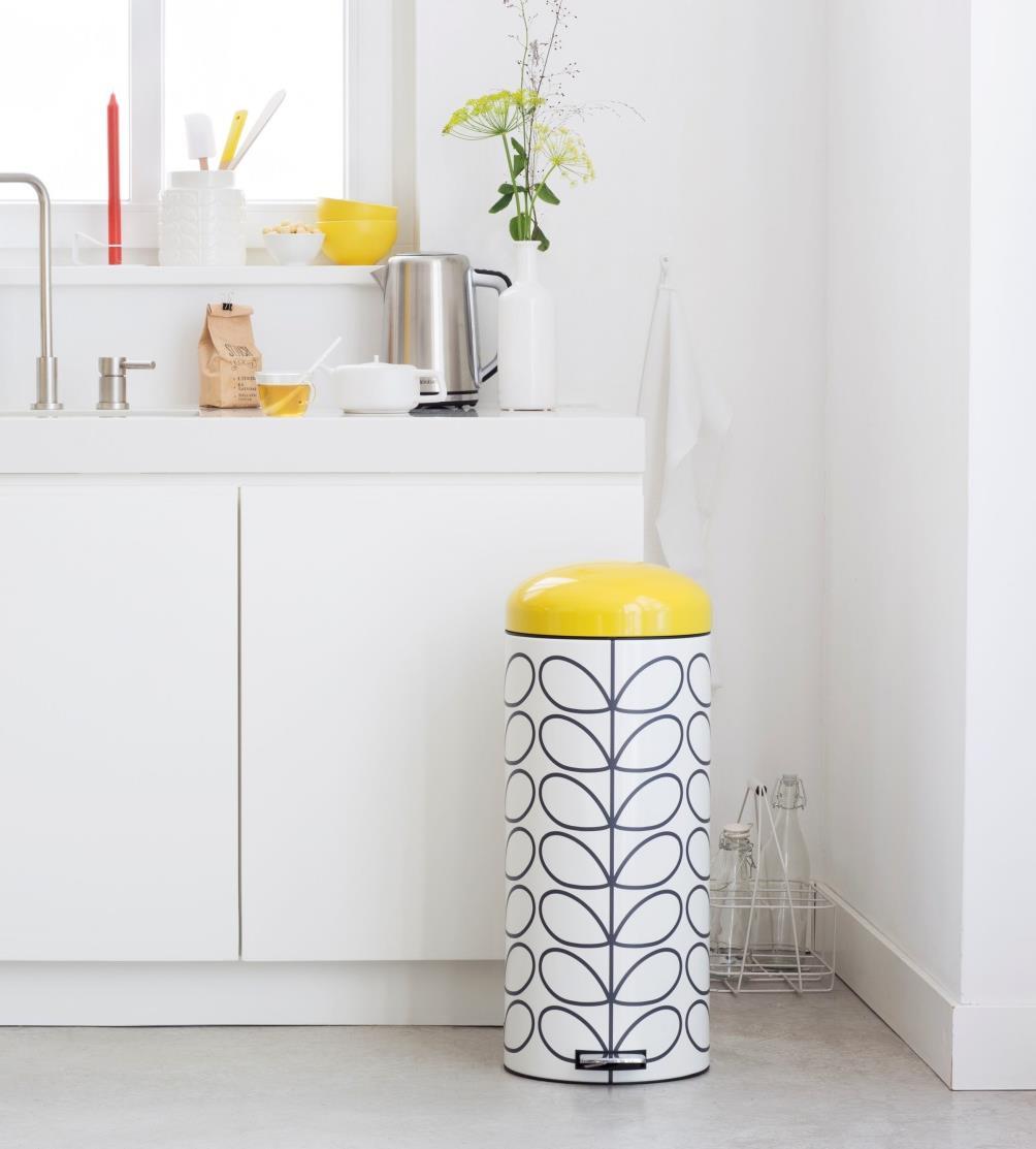 ORLA KIELY RETRO BINS Feature a stylish stem design with a twig and leaf motif created in collaboration with an Irish