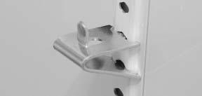 The shelf clip should not be loose or able to wiggle out of the shelf standard. Shelf Installation Tips 1. Install all the shelf clips before installing the shelves. 2.