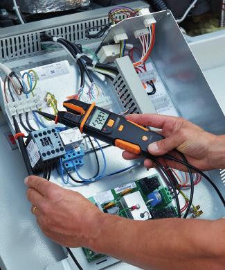 Indispensable for AC and refrigeration plants: Electrical measurement technology.