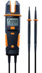resistance, capacity, continuity and much more User-optimized operation with testo Smart Probes App 0560 1905 Digital multimeter testo 760-2 Automatic recognition of