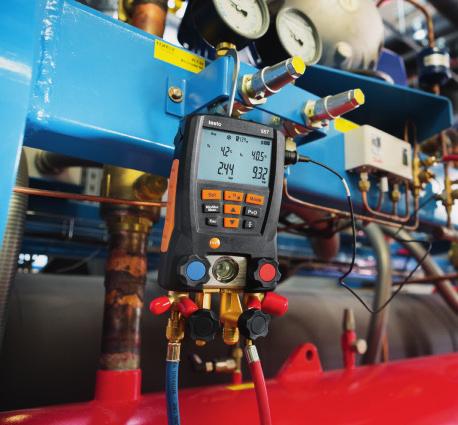 documentation and refrigerant updates Measuring ranges: -58 to 302 F; -15 to 870 psi Digital manifold testo 550 kit with 3-hoses For service and maintenance on refrigeration systems and heat pumps;