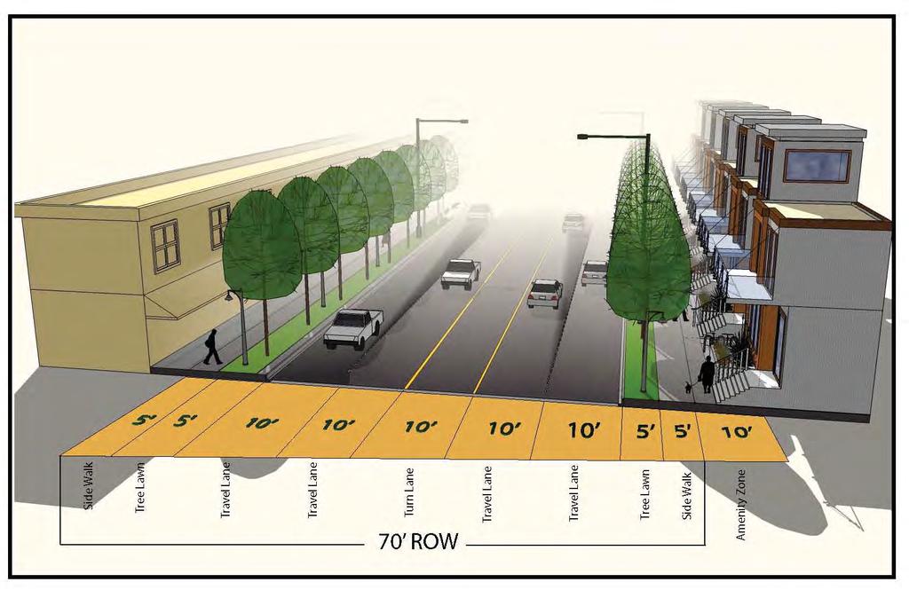 These standards may change prior to implementation as a result of future discussions concerning multi-modal design goals identified in Blueprint Denver and the Strategic Transportation