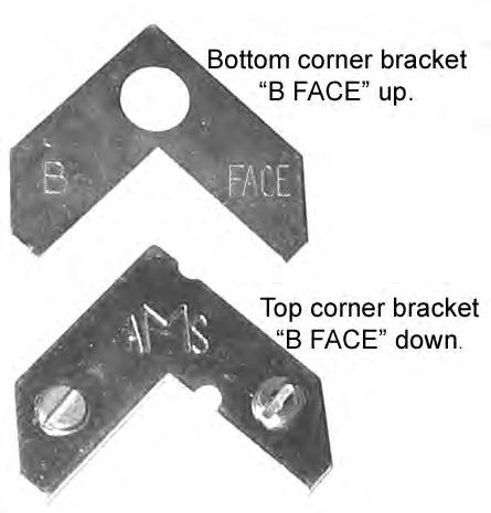 Figure 28: Two pieces of corner bracket. Surround Panel 2. Slide the two (2) attached trim pieces onto the surround panel. 3.