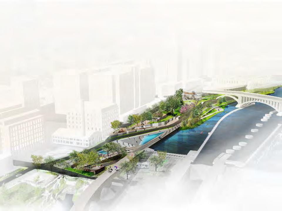Water Works: Downtown Minneapolis Riverfront Destination Previous conceptual design process for Water Works