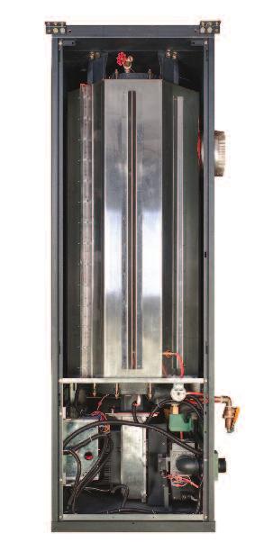 Vertical Heat Exchanger Cylindrical, multi-pass heat exchanger for models 503A thru