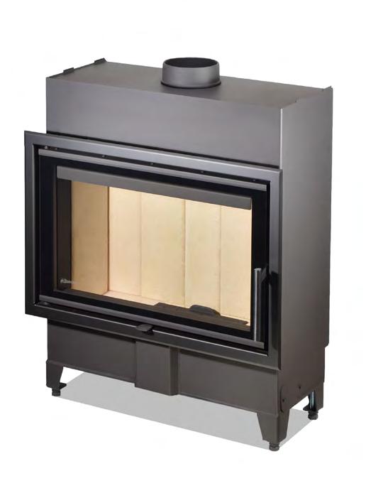 Severn H2P SLIM Severn SV CORNER Straight fireplace insert Corner fireplace insert with bent glazing Suitable for low-energy houses Intended for convection as well as Chamotte combustion chamber