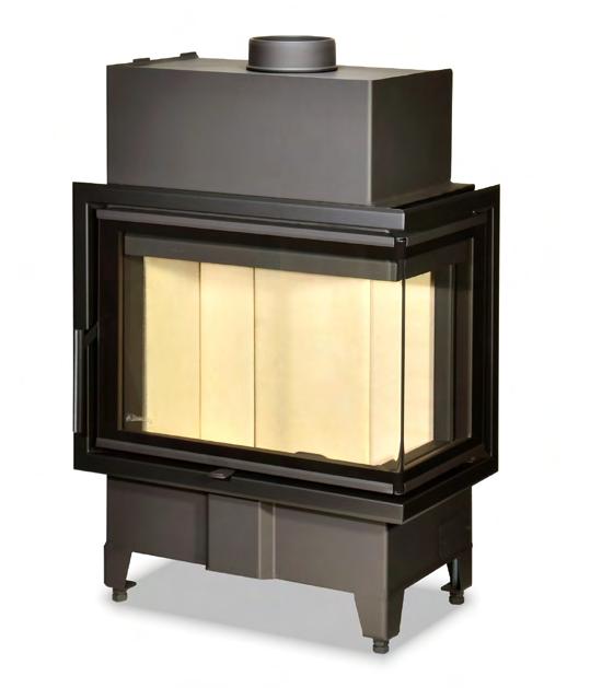 Severn SY CORNER Severn TUNNEL Corner fireplace insert with bent glazing Tunnel fireplace insert Designed for convection and DOUBLE SPIN flue gas system Developed for low-energy
