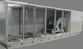 4 CASING The construction of the 39HQM air handling units consists of a frame and panels.