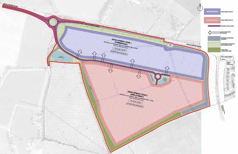 Drayton Brook Drayton Manor Drive A46 Alcester Road The site Diverse employment opportunities Wildmoor As well as providing a new home for existing local businesses, if approved, the site would