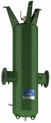 hreaded, flanged and weld-end deaerators-dirt separators are supplied complete with hot pre-formed shell insulation to