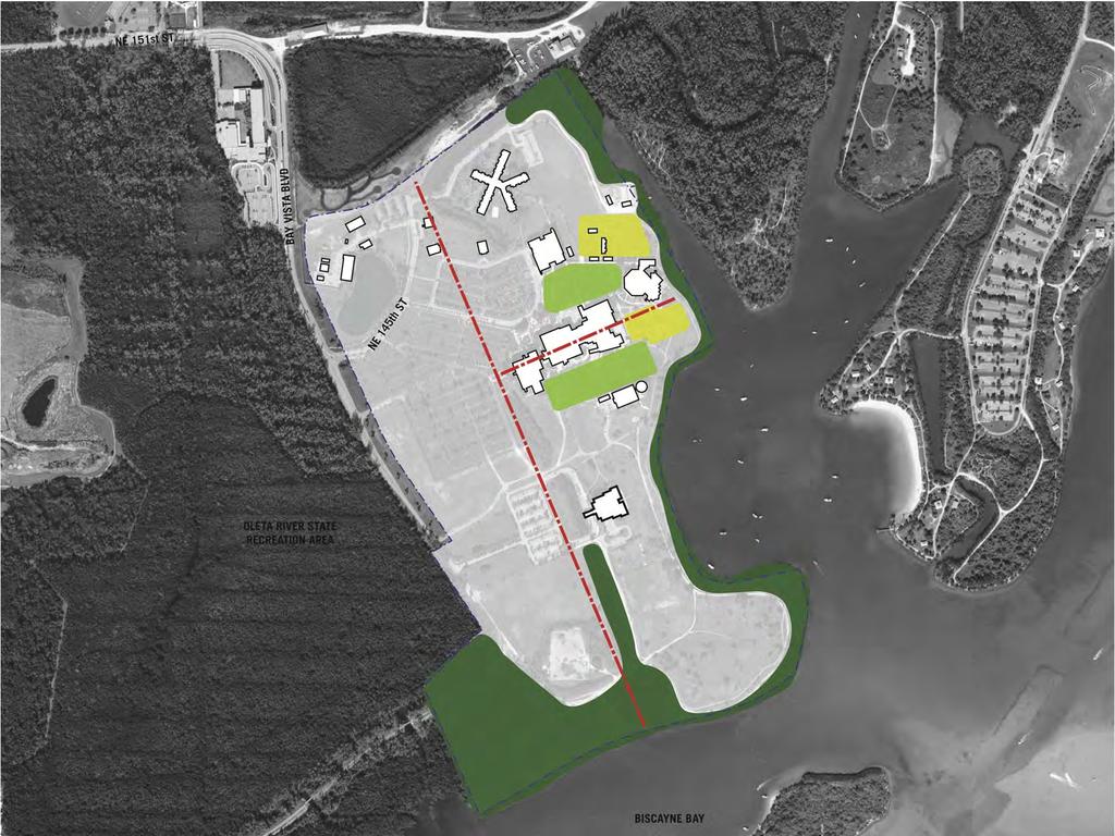 Biscayne Bay Campus Urban Design Analysis - Openspace key: